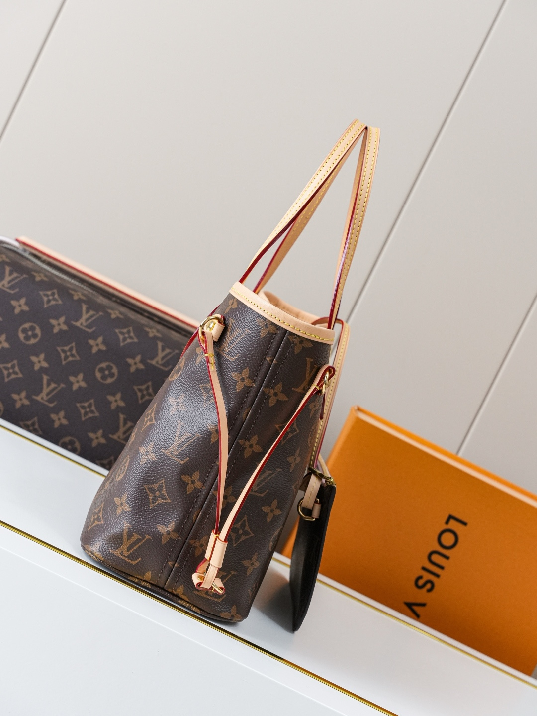 Louis Vuitton Neverfull Small Monogram Tote Bag - Image 2