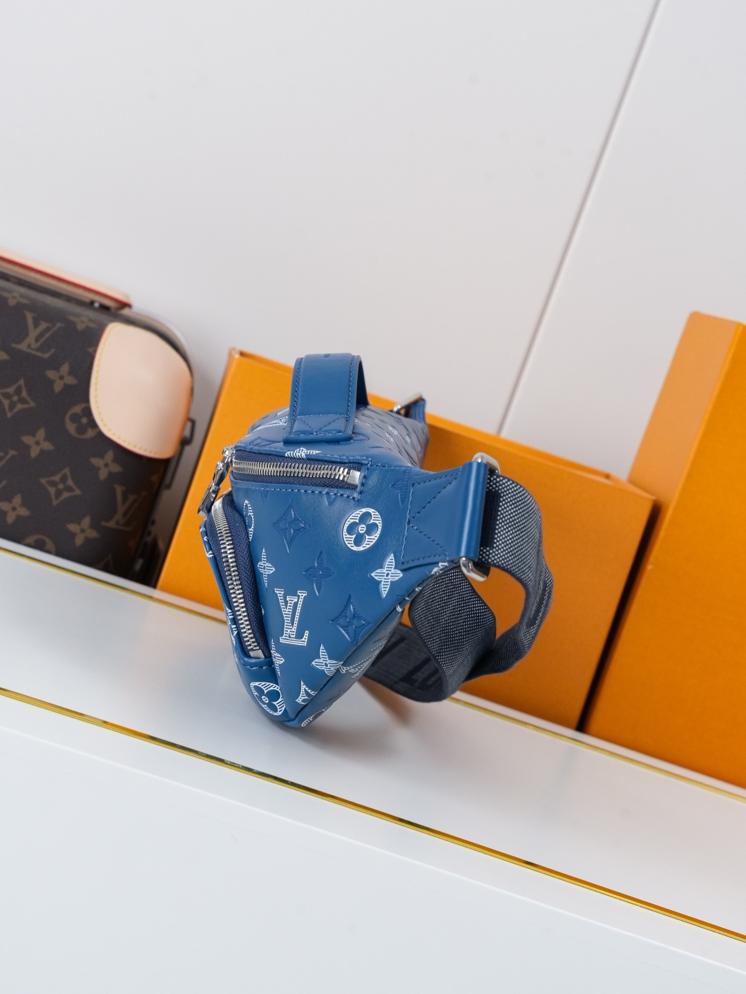 Louis Vuitton Rush Belt Bag in Monogram Shadow Leather - Image 2
