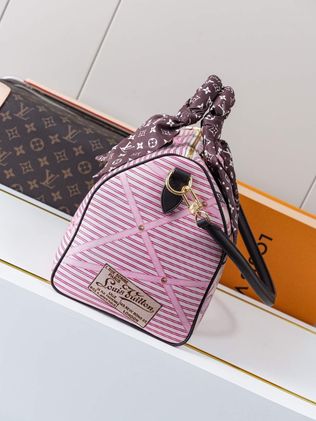 Louis Vuitton Speedy Soft 30 Handbag in Monogram Textile - Image 2