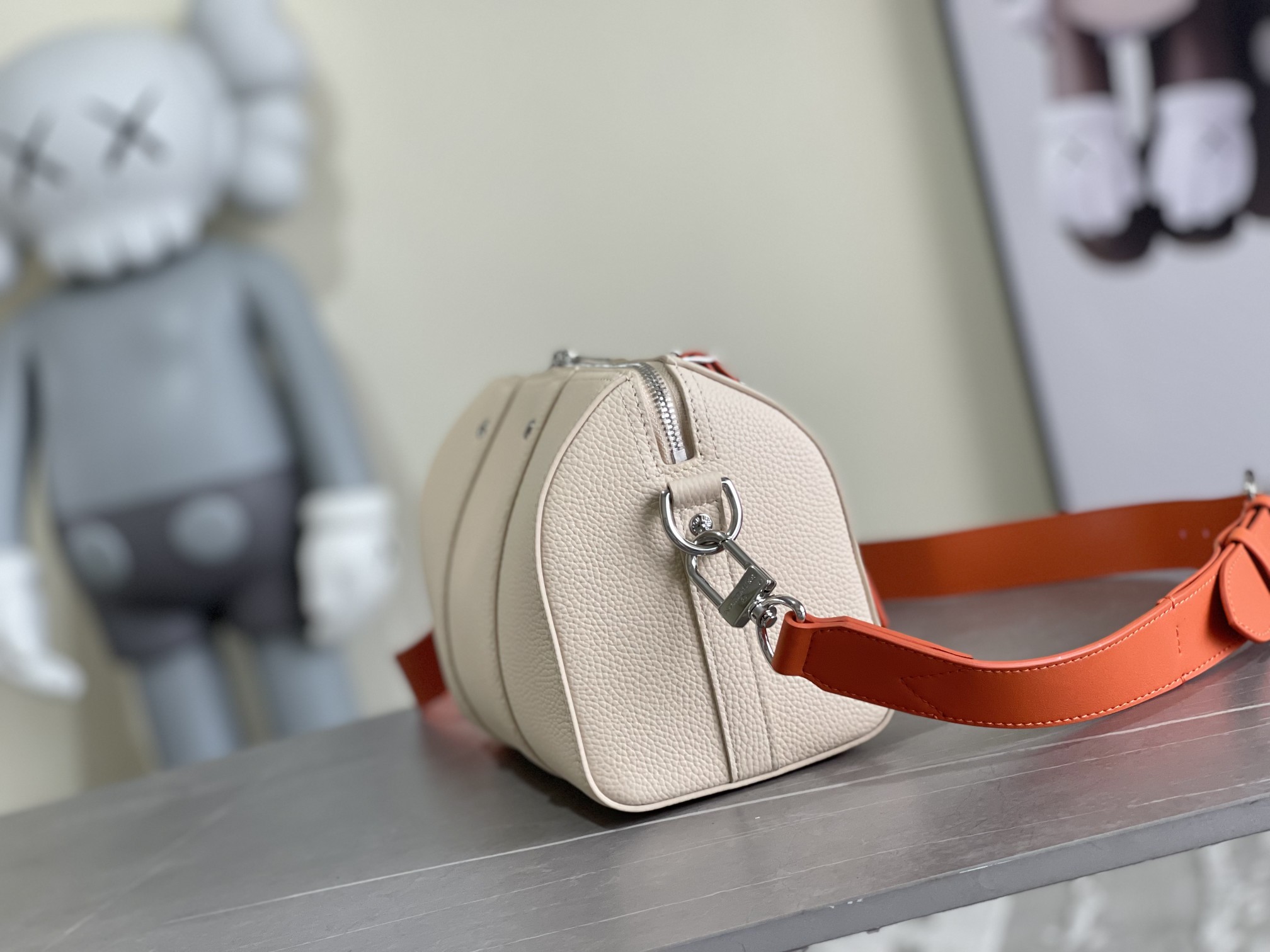 Louis Vuitton City Keepall Bag in Aerogram Calfskin - Image 2