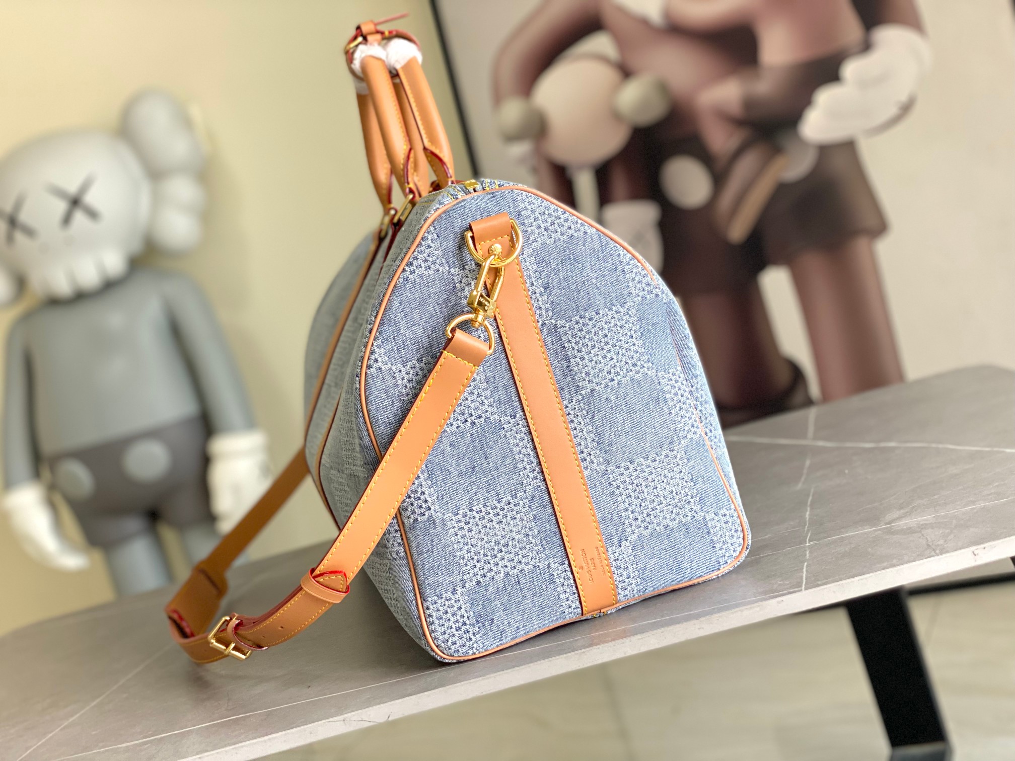 Louis Vuitton Keepall Bandoulière 50 Travel Bag - Image 2