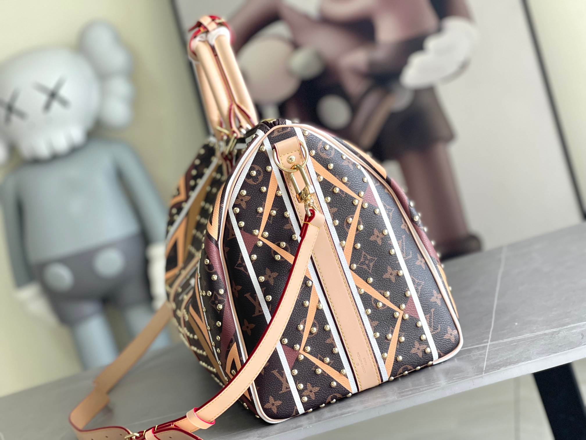 Louis Vuitton Keepall Bandoulière 50 Travel Bag - Image 2
