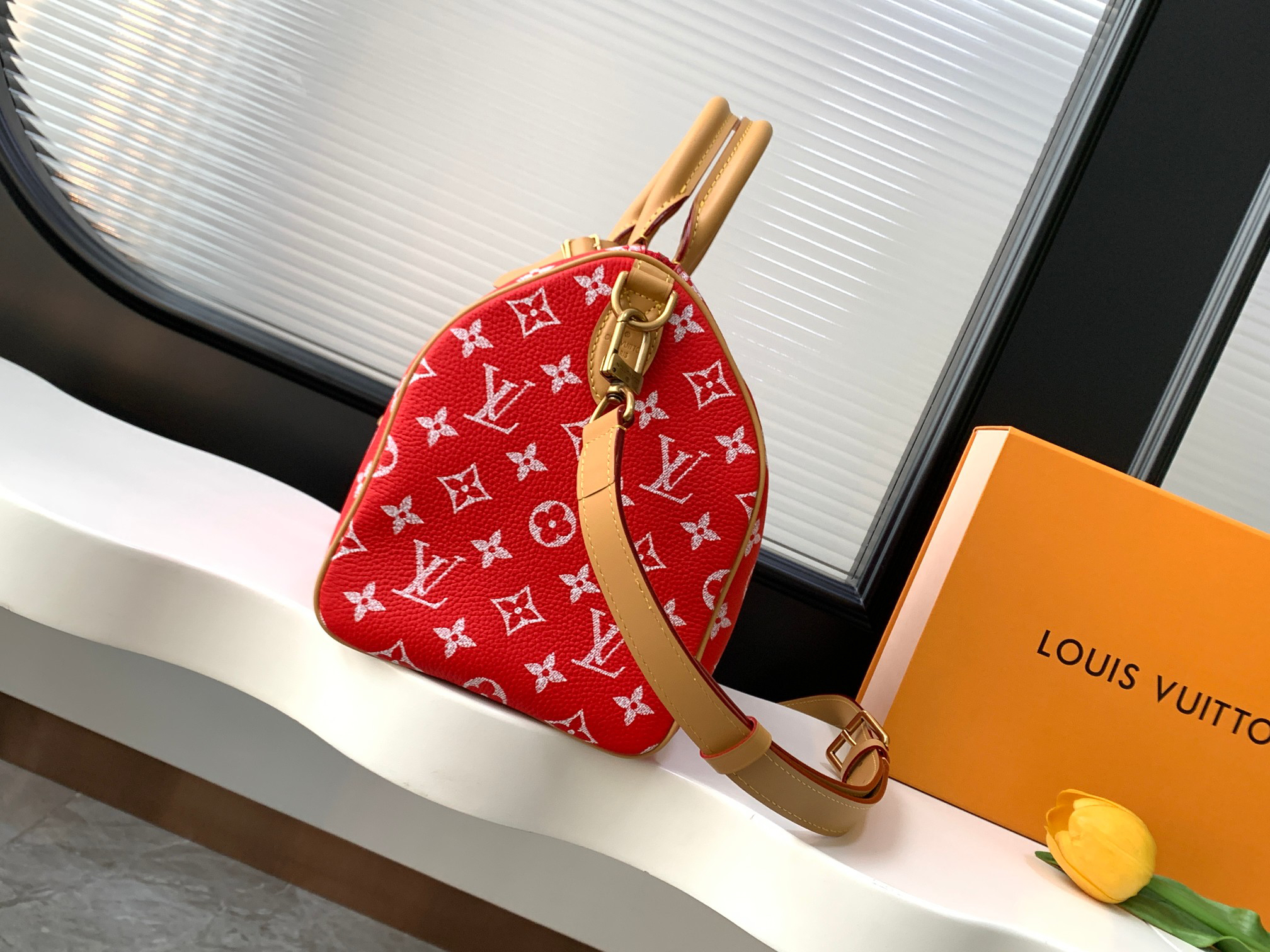 Speedy P9 Bandoulière 30 Leather Handbag - Image 2