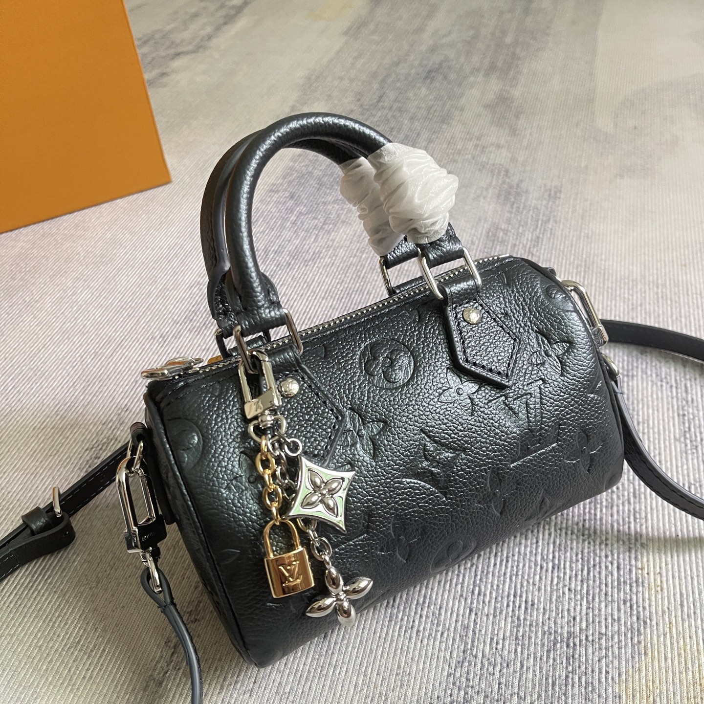 Nano Speedy Handbag in Monogram Empreinte Leather - Image 2