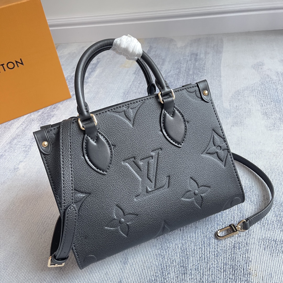 Louis Vuitton OnTheGo Tote in Monogram-Embossed Leather - Image 2