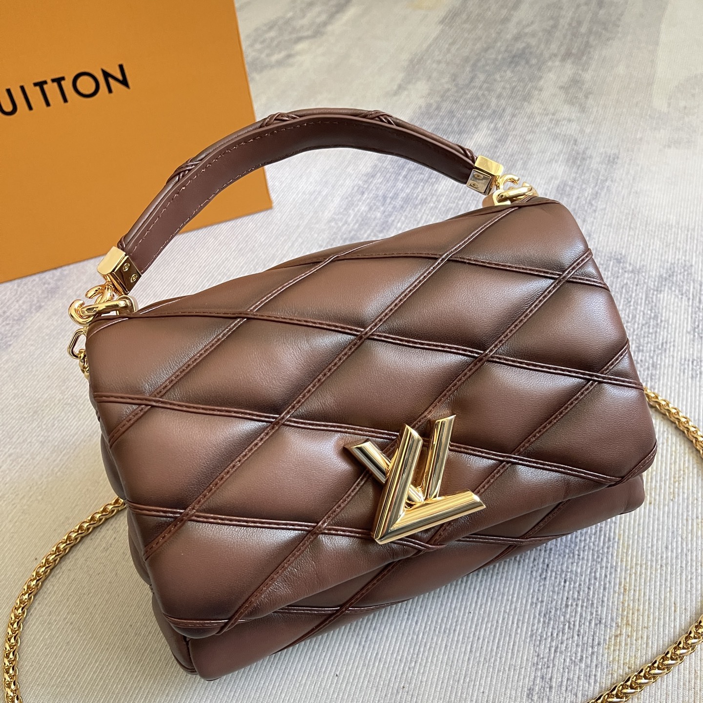 Louis Vuitton GO-14 MM Quilted Lambskin Handbag - Image 2