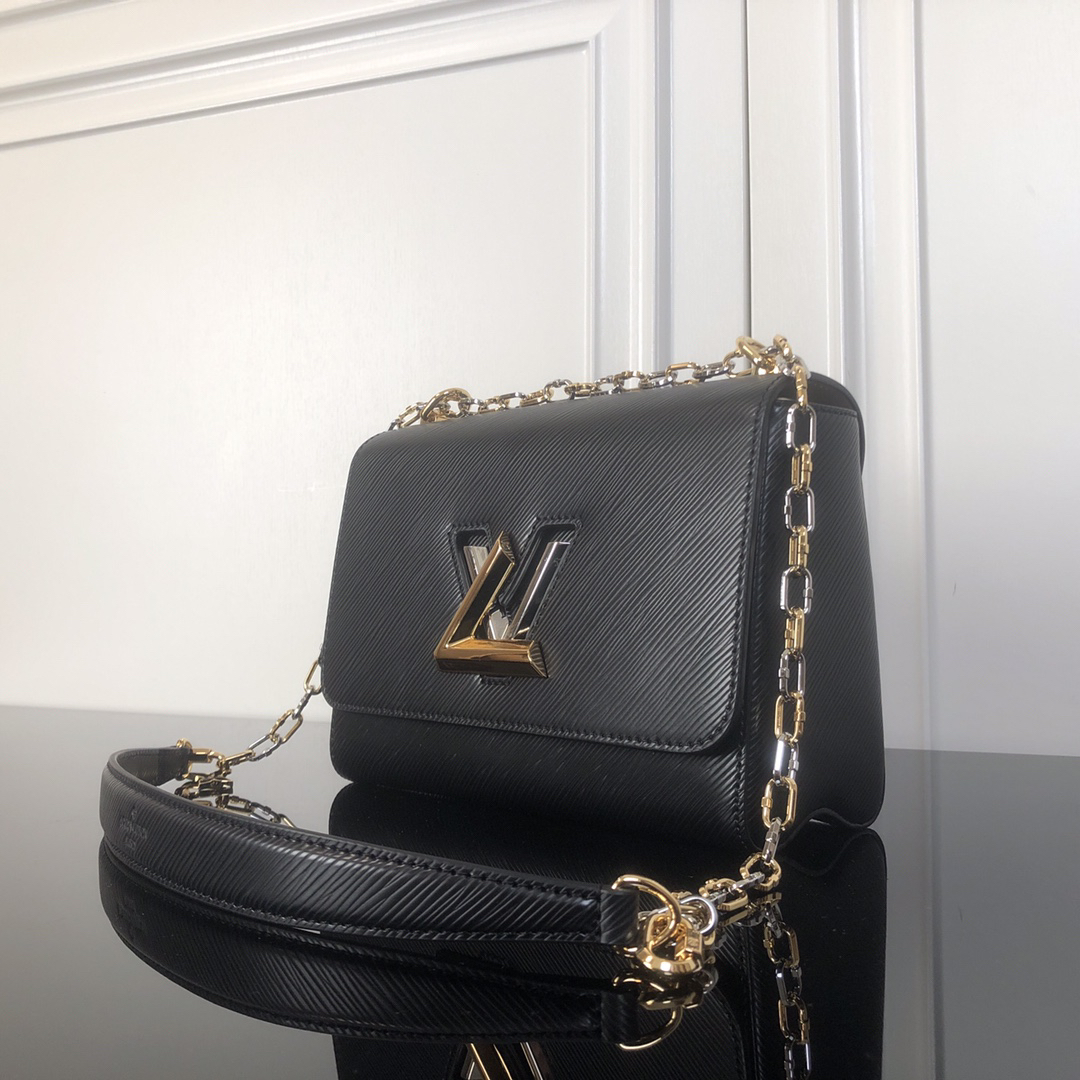 Louis Vuitton Twist Medium Bag in Black Epi Leather - Image 2
