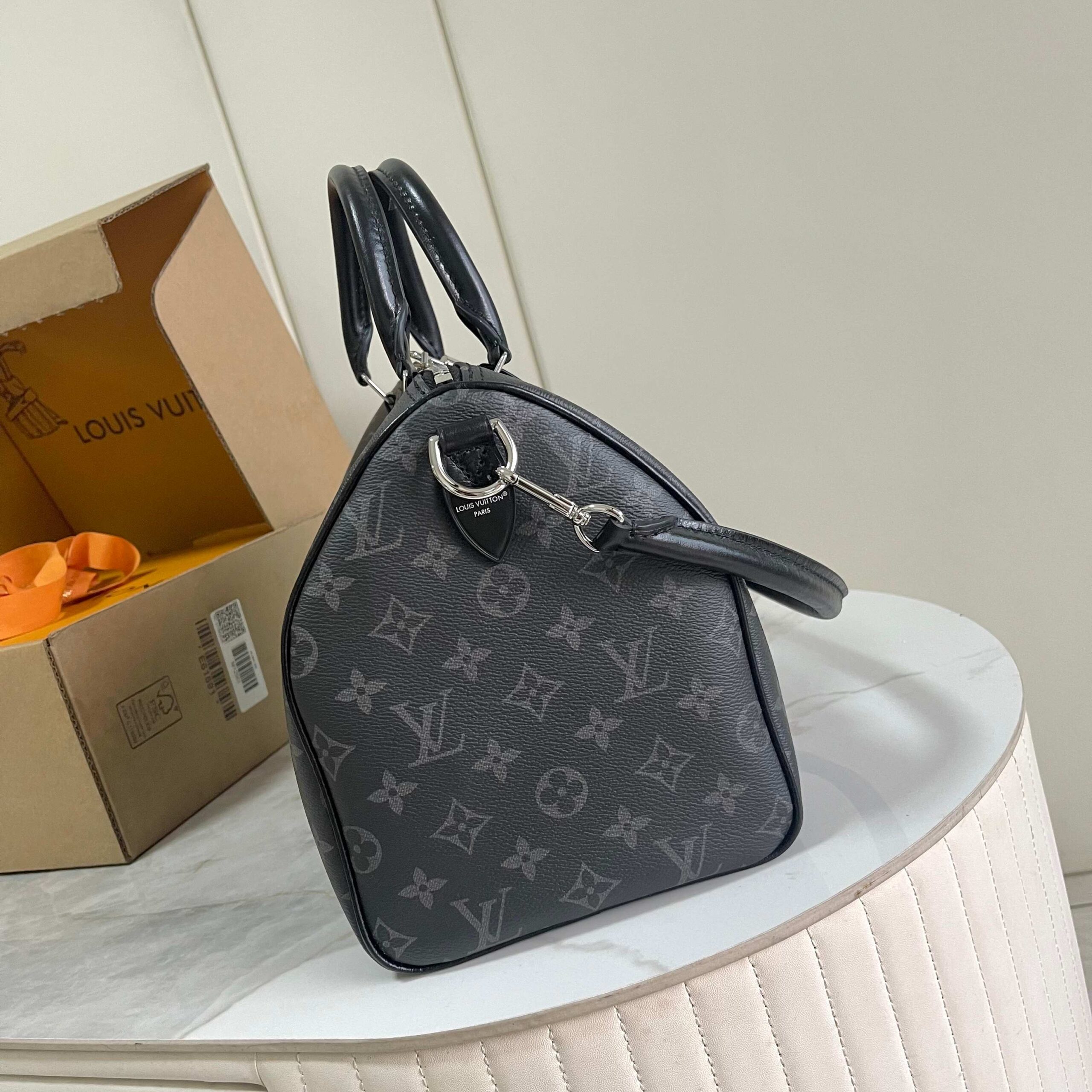 Louis Vuitton Speedy Soft 30 Handbag – Ski Collection, Monogram Eclipse Canvas - Image 2