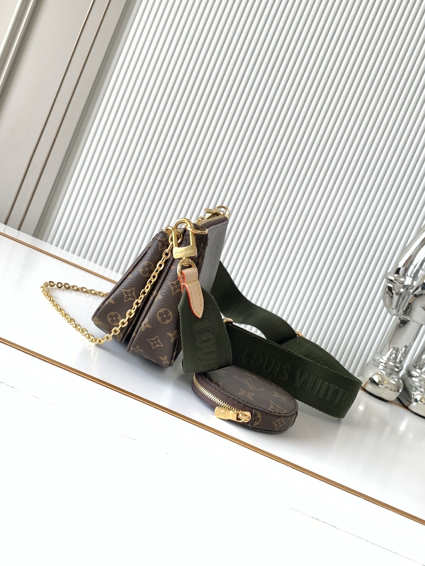 Multi Pochette Accessoires Monogram Canvas Bag Set - Image 2