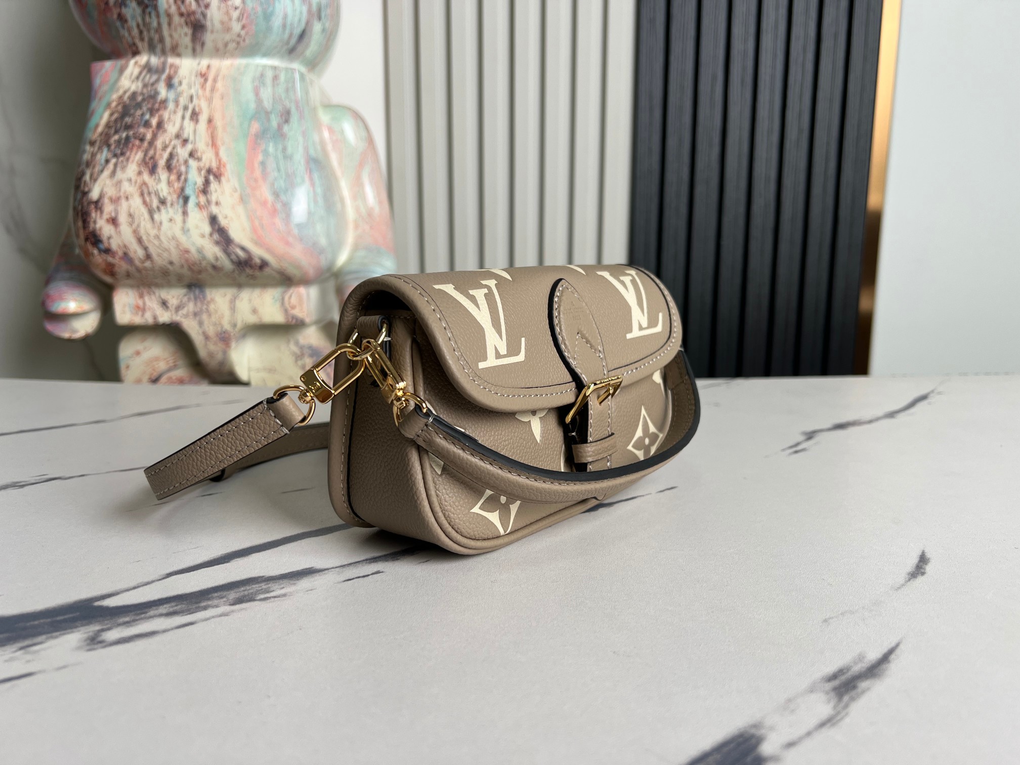 Louis Vuitton Nano Diane Leather Crossbody Bag - Image 2