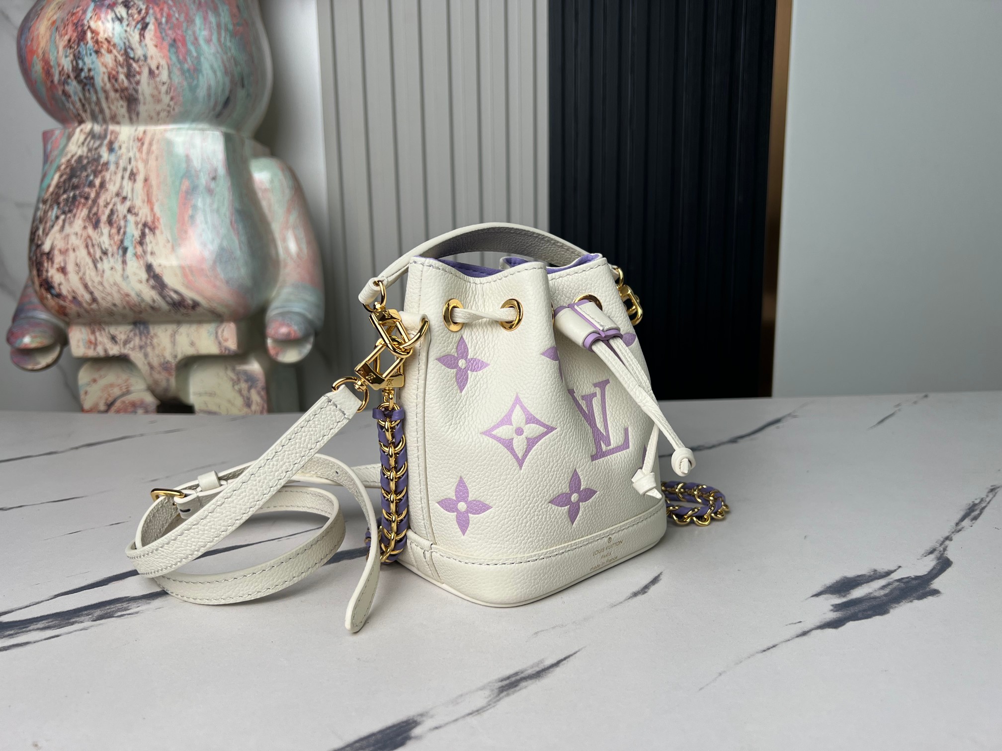Louis Vuitton Nano Noé Bucket Bag in Purple - Image 2