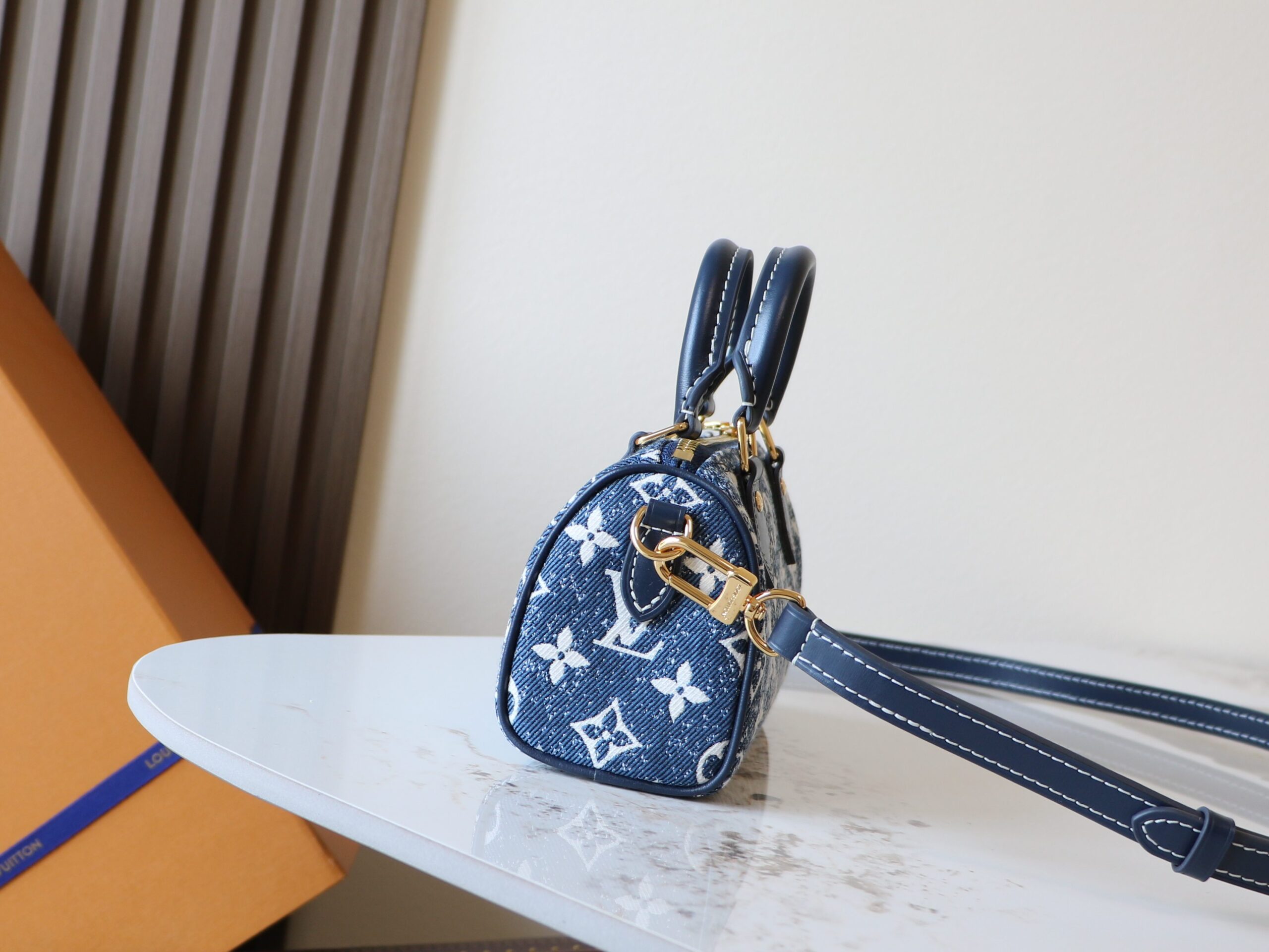 Nano Speedy Monogram Denim Crossbody Bag - Image 2