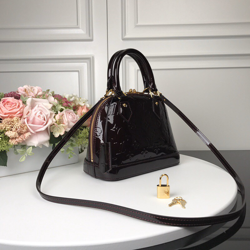 Louis Vuitton Alma BB Handbag in Brown Epi Leather - Image 2