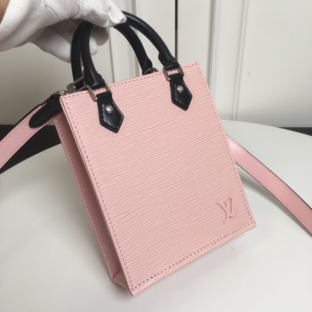 Louis Vuitton Petit Sac Plat Epi Leather Crossbody Bag in Pink - Image 2