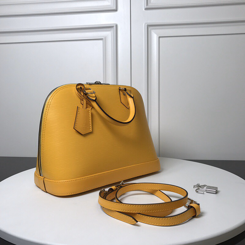Louis Vuitton Alma Handbag M40302 in Yellow Epi Leather - Image 2