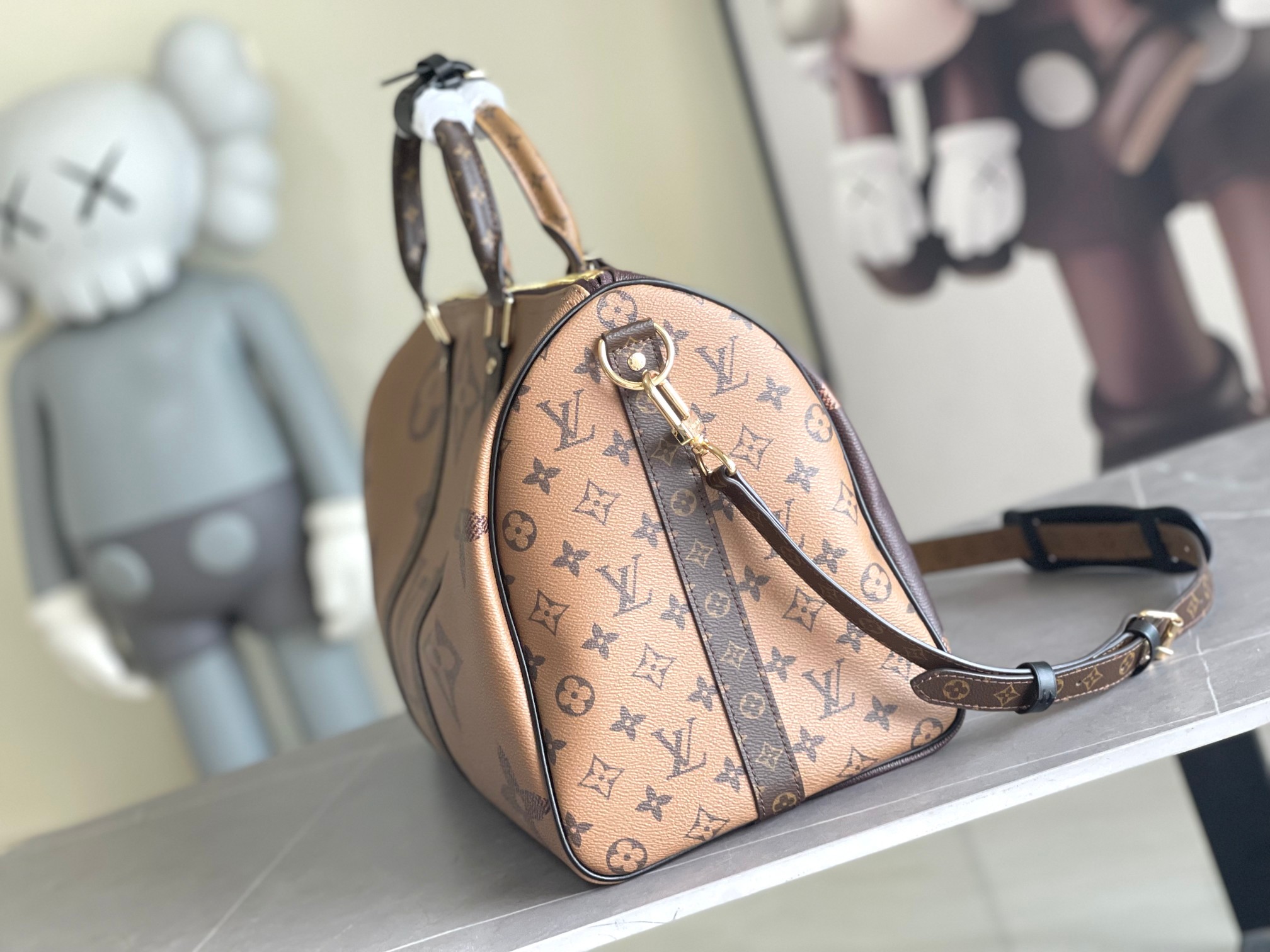 Louis Vuitton Keepall Bandoulière 45 Travel Bag - Image 2