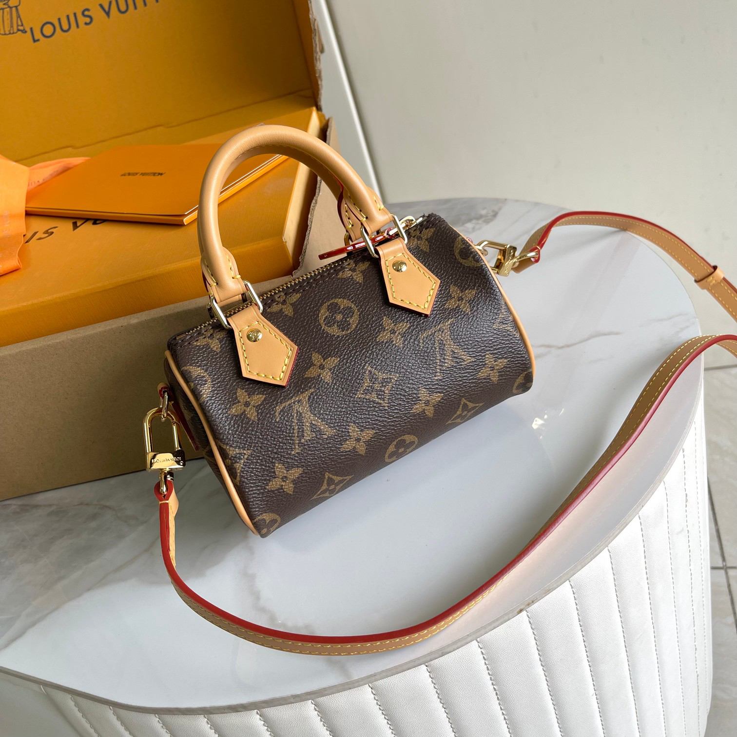 Louis Vuitton Nano Speedy Monogram Canvas Bag M81085 - Image 2
