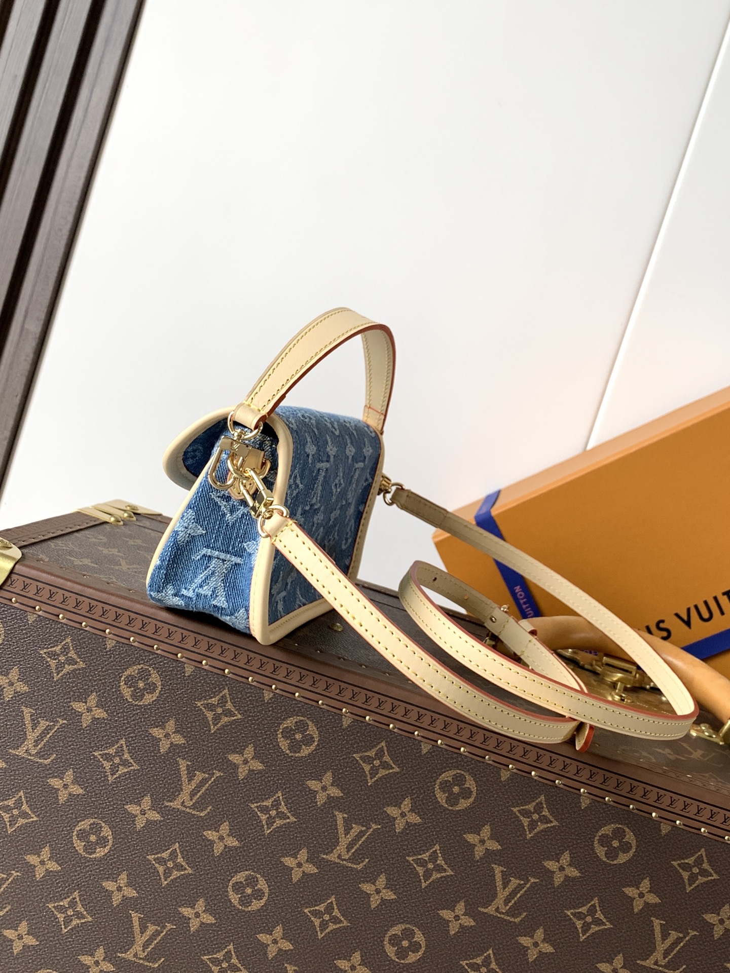 Louis Vuitton Nano Diane Denim Crossbody Bag - Image 2