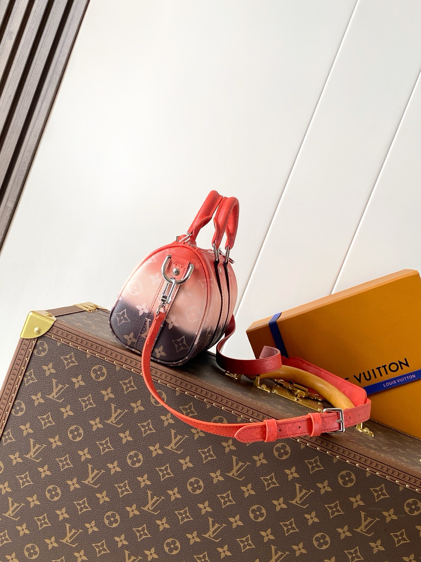 Louis Vuitton Keepall Bandoulière 25 Monogram Surfin' Travel Bag - Image 2