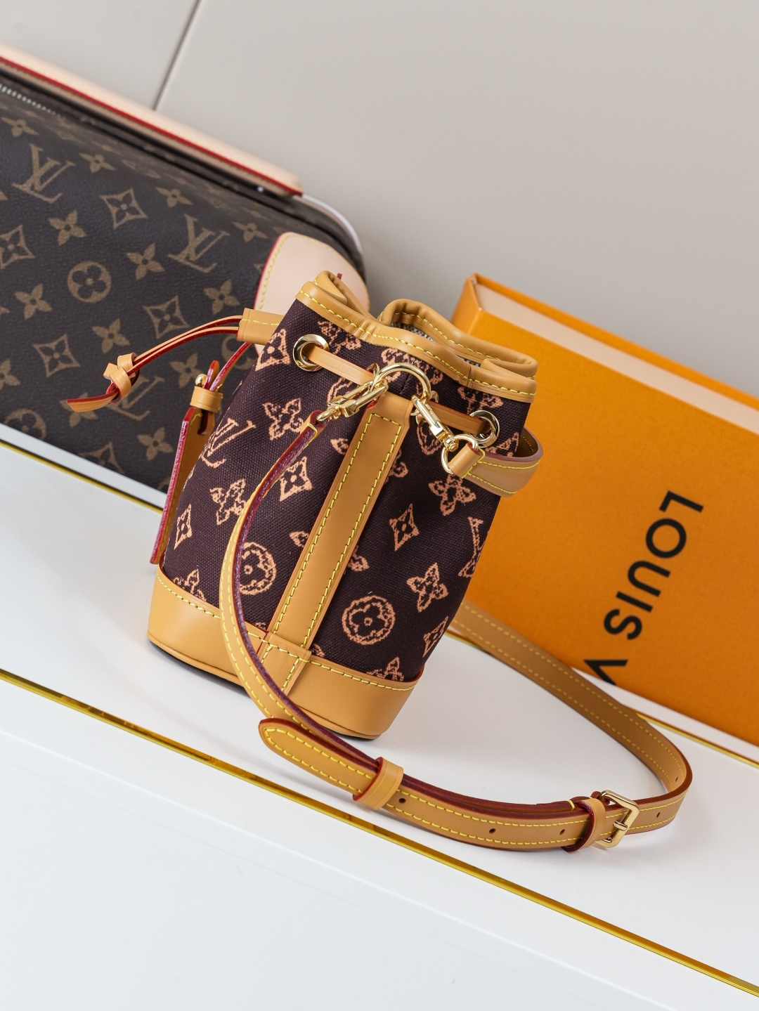 Louis Vuitton Nano Noé Monogram Canvas Handbag - Image 2