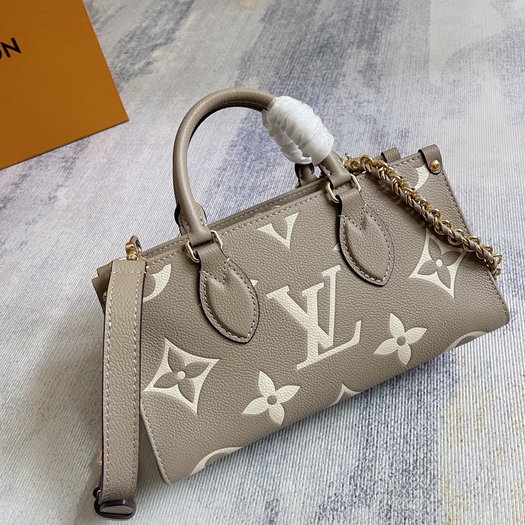 Louis Vuitton OnTheGo Small Handbag in Giant Monogram Leather - Image 2