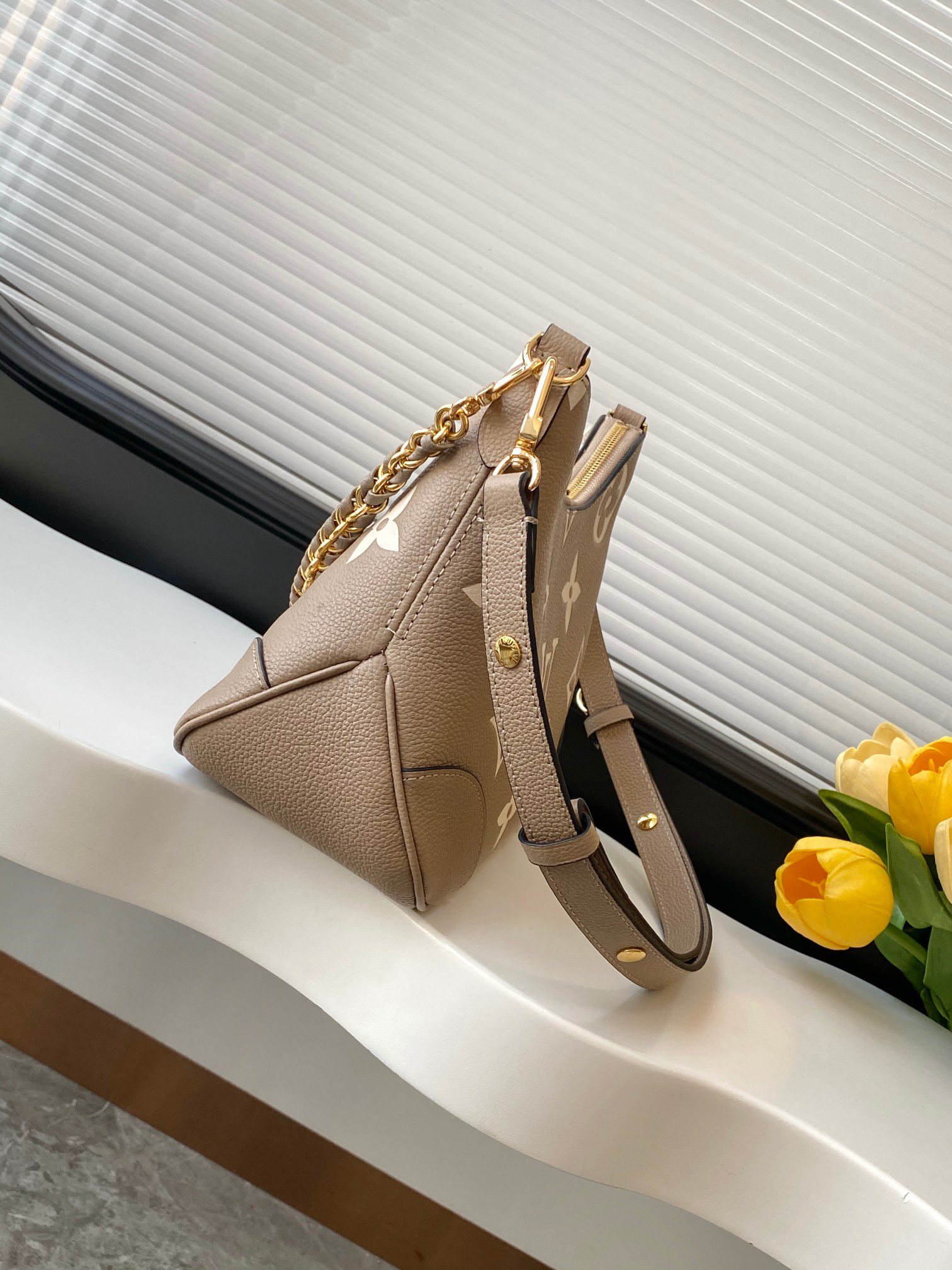 Boulogne Shoulder Bag in Monogram Empreinte Leather - Image 2