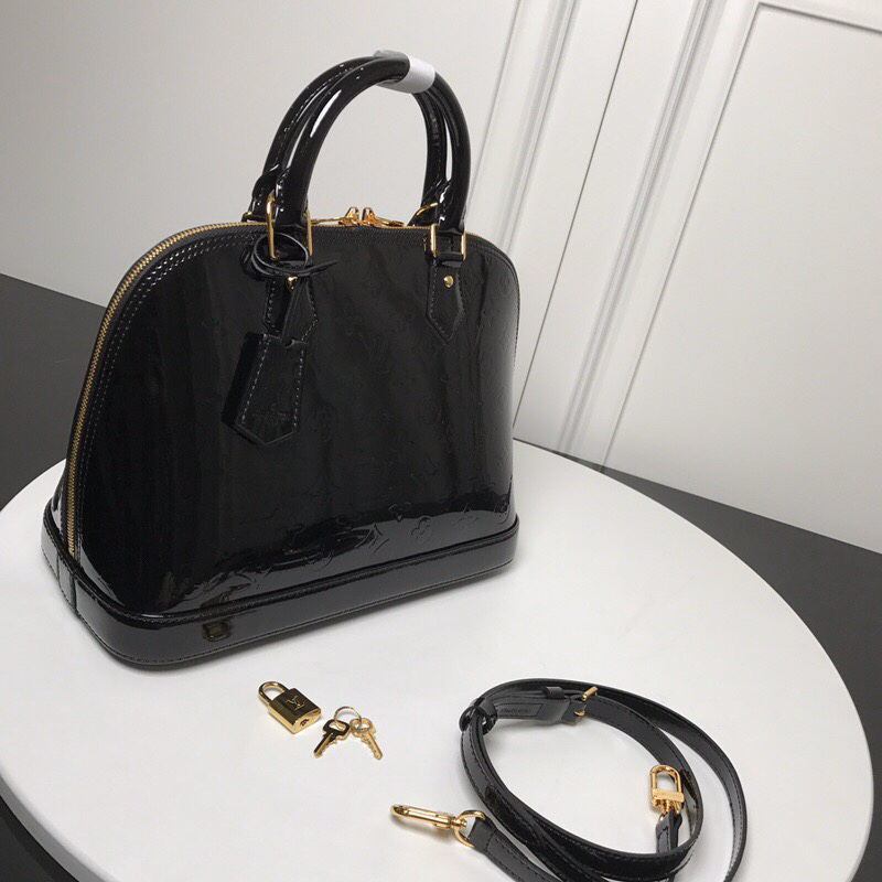Alma M93595 Monogram Vernis Handbag - Image 2