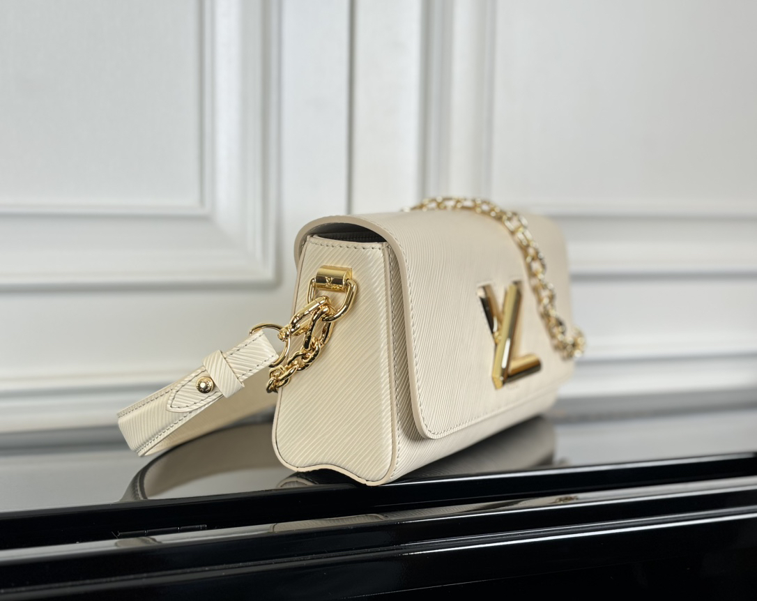 Louis Vuitton LV Twist West Crossbody Bag in White - Image 2