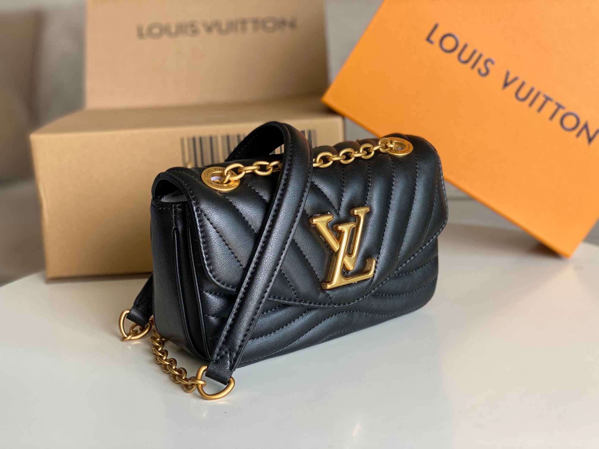 Louis Vuitton New Wave Small Chain Crossbody Bag - Image 2