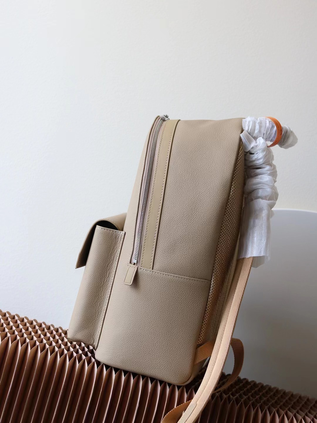 Louis Vuitton Takeoff Backpack M23708 in Apricot Cowhide Leather - Image 2