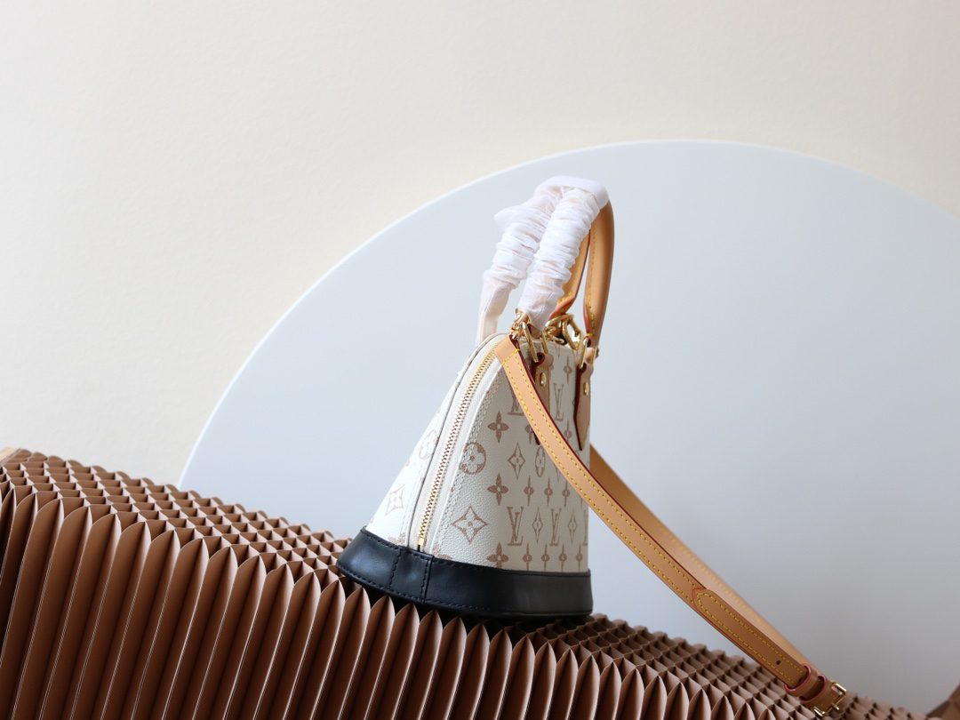 Louis Vuitton Alma BB Handbag in Monogram Dune Canvas - Image 2