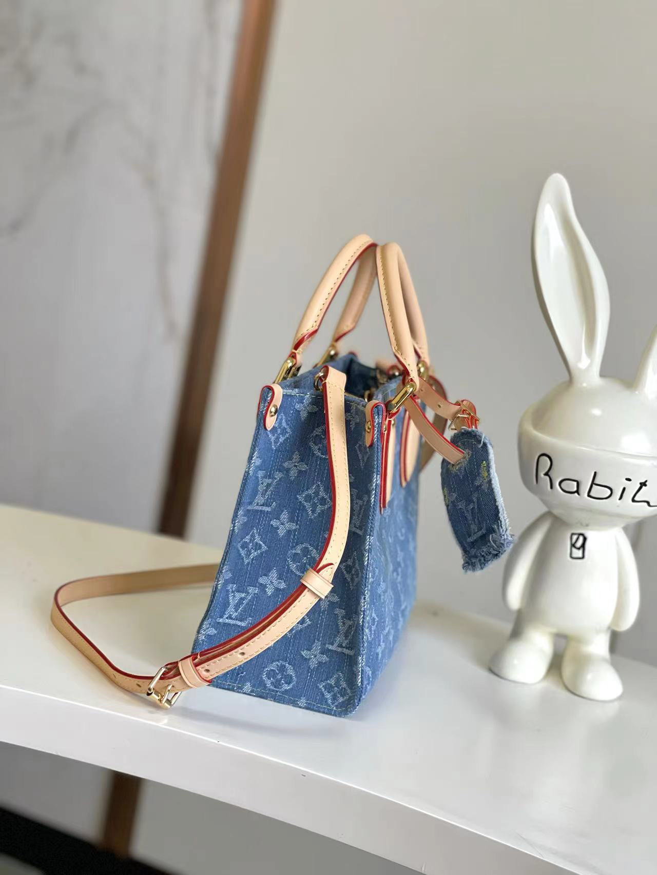 Louis Vuitton OnTheGo Mini Denim Crossbody Bag - Image 2