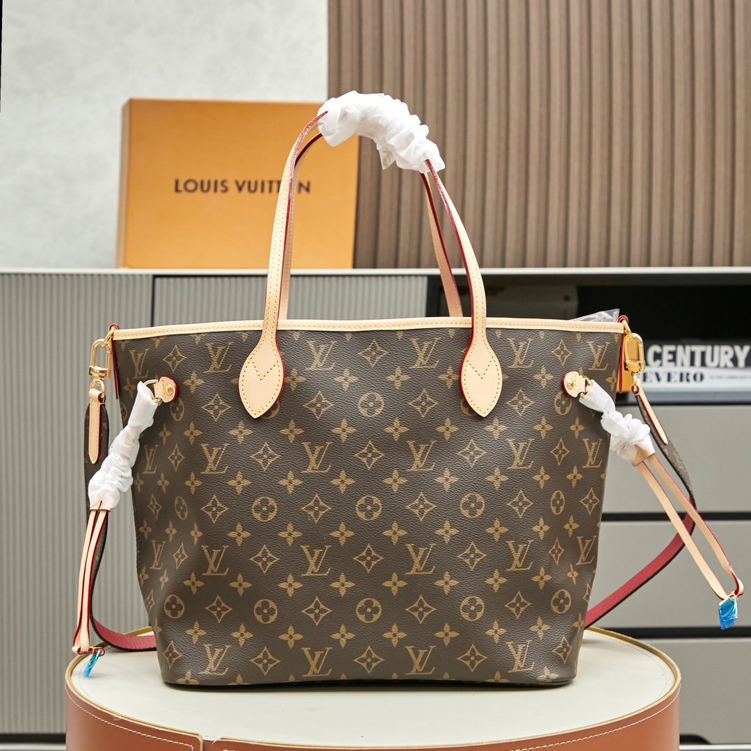 Louis Vuitton Neverfull Bandouliere Inside Out MM Tote Bag - Image 2
