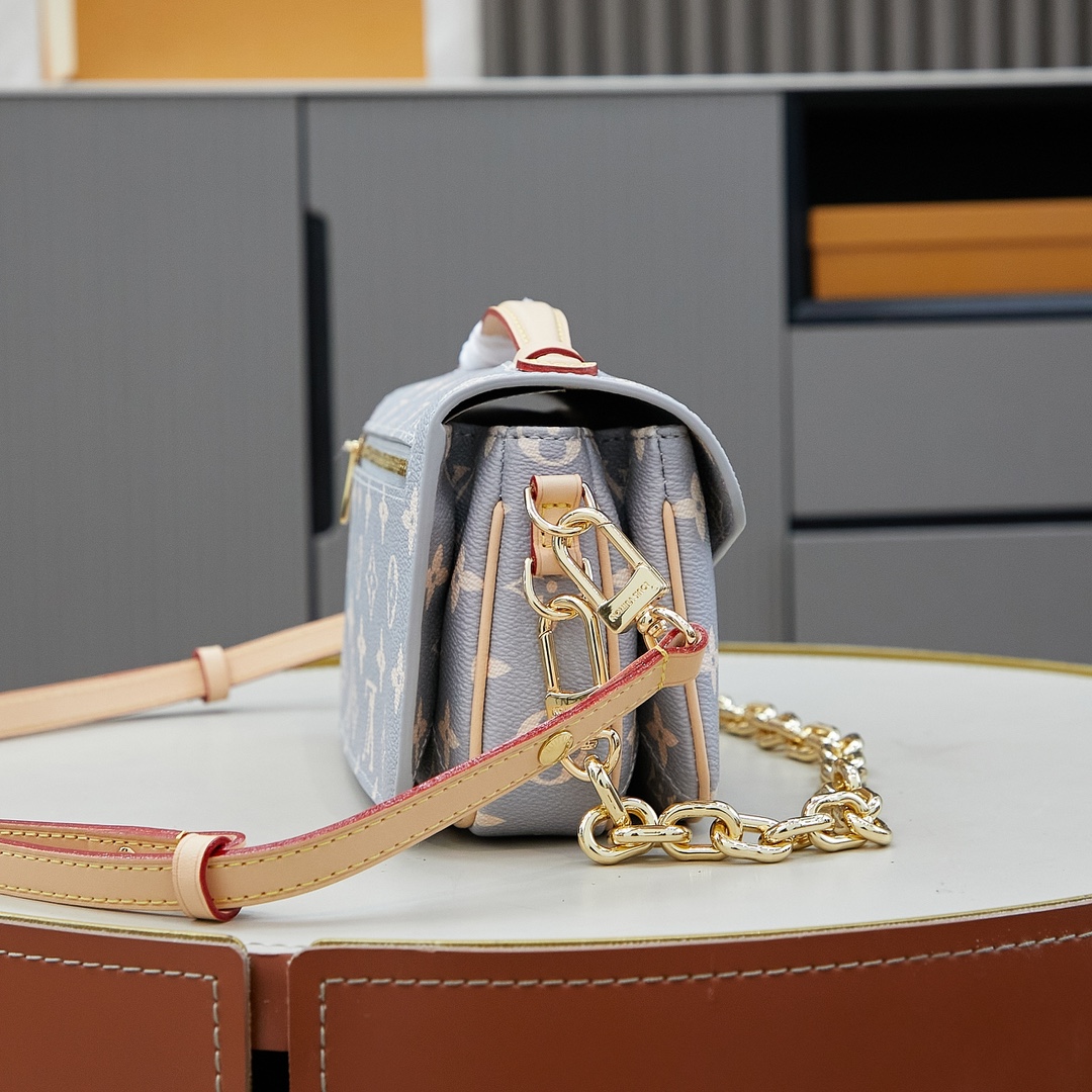 Louis Vuitton Pochette Métis East West Monogram Crossbody Bag - Image 2