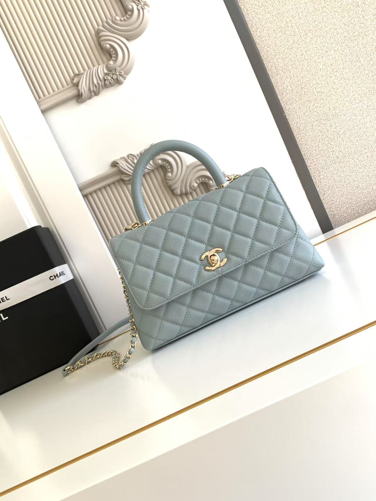 Chanel Coco Handle Classic Flap Top-Handle Bag - Image 2