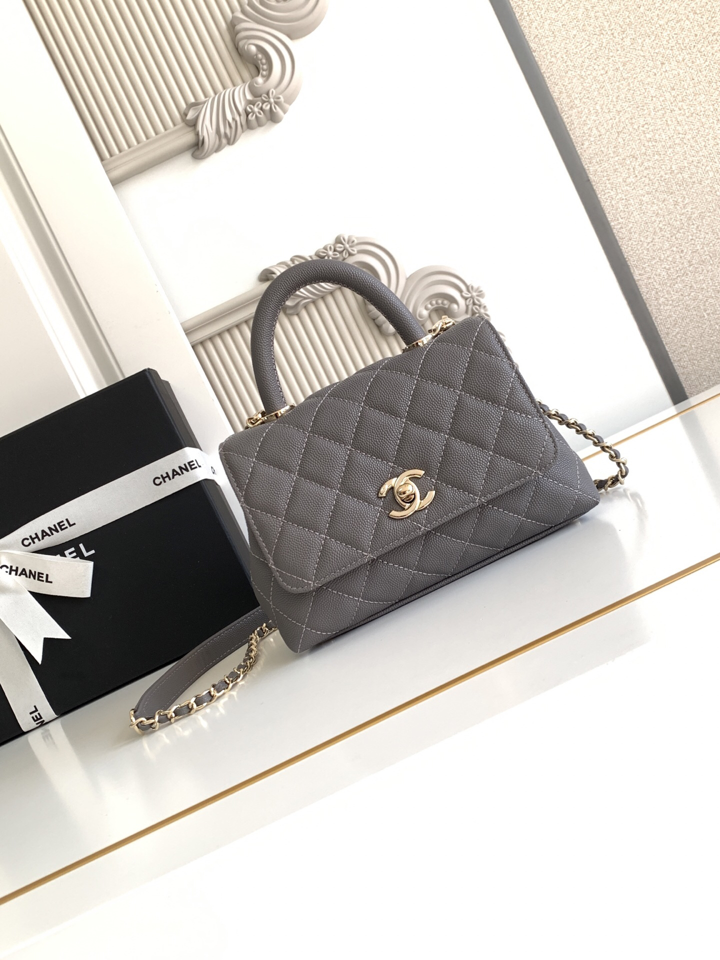 Chanel Coco Handle Mini Handbag AS2215 - Image 2