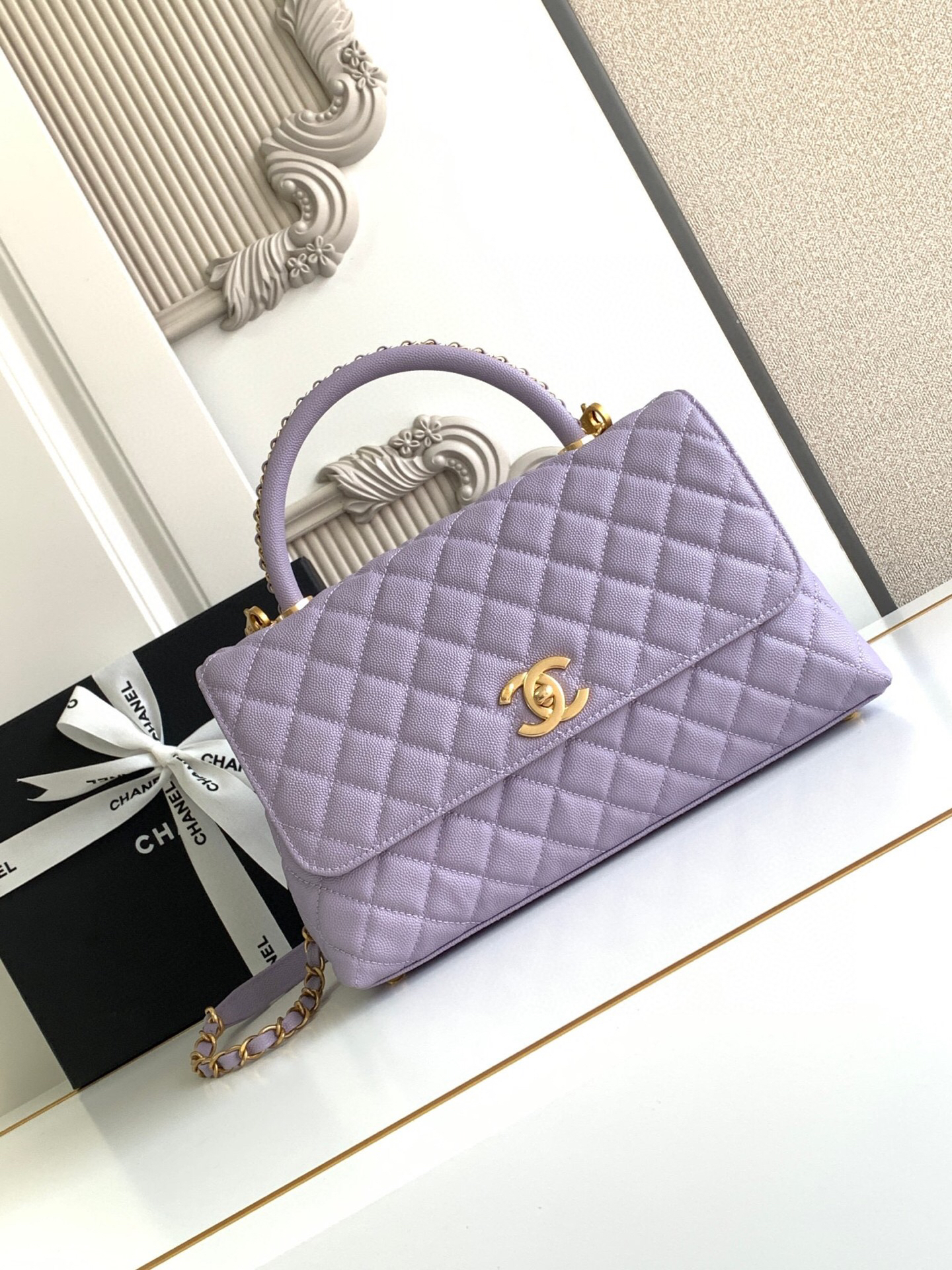 Chanel Coco Handle Mini Top Handle Bag - Image 2