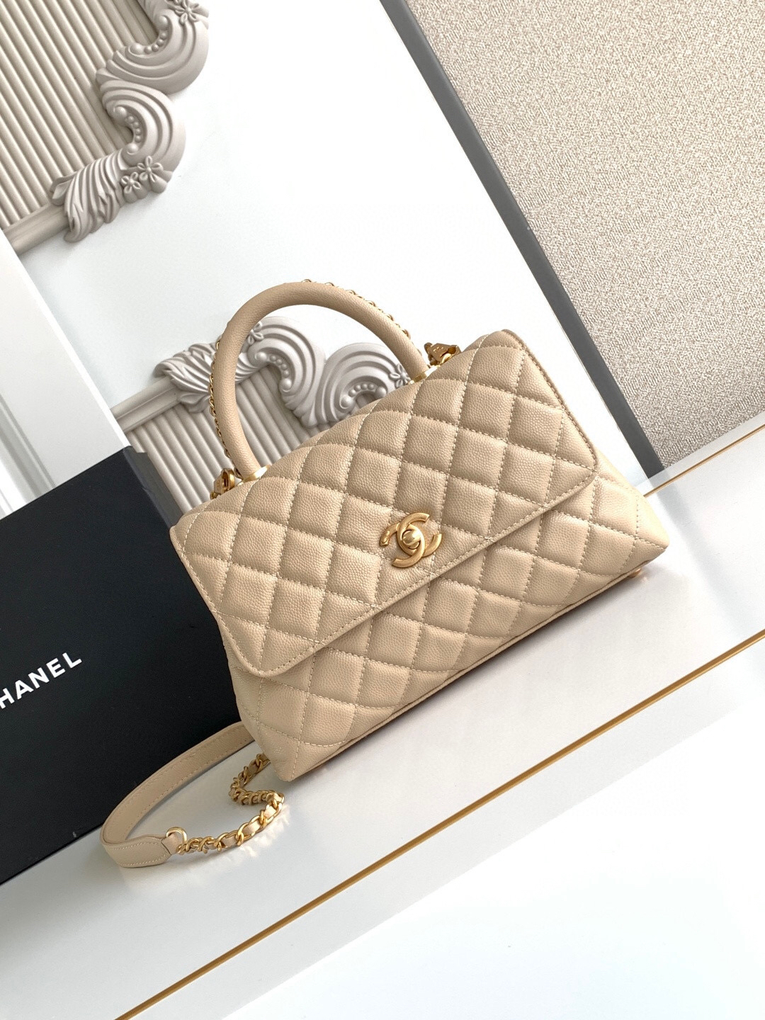 Chanel Coco Handle Top-Handle Handbag - Image 2