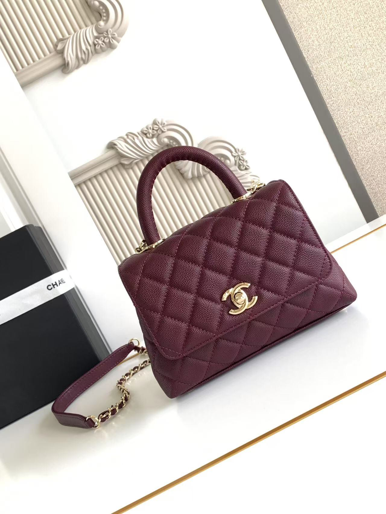 Chanel Coco Handle Mini Handbag AS2215 - Image 2