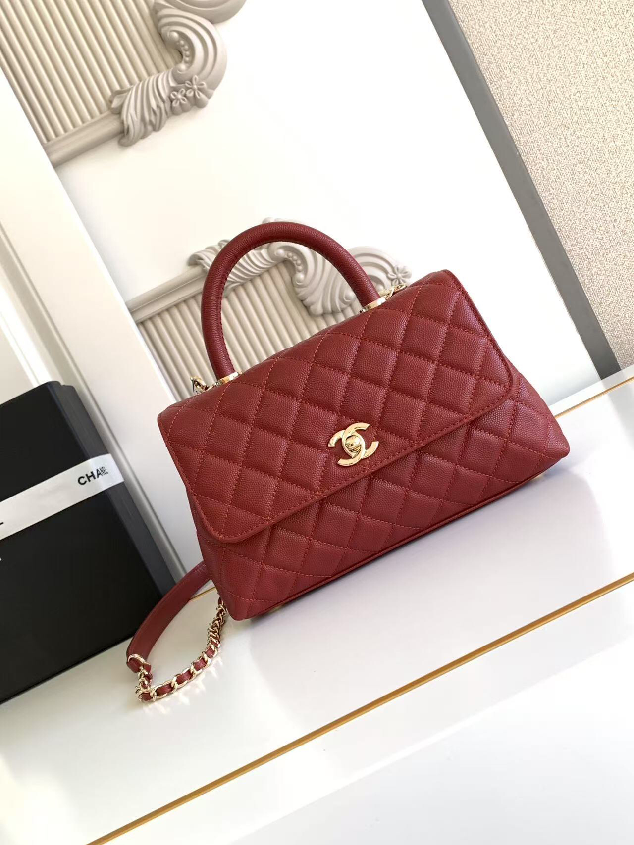 Chanel Coco Handle Top-Handle Handbag - Image 2