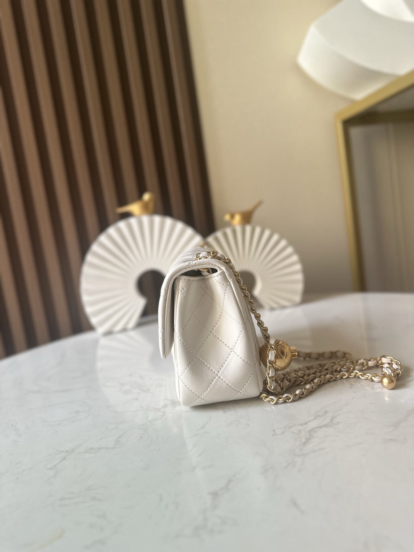 Chanel CF Mini Flap Bag with Gold Ball - Image 2