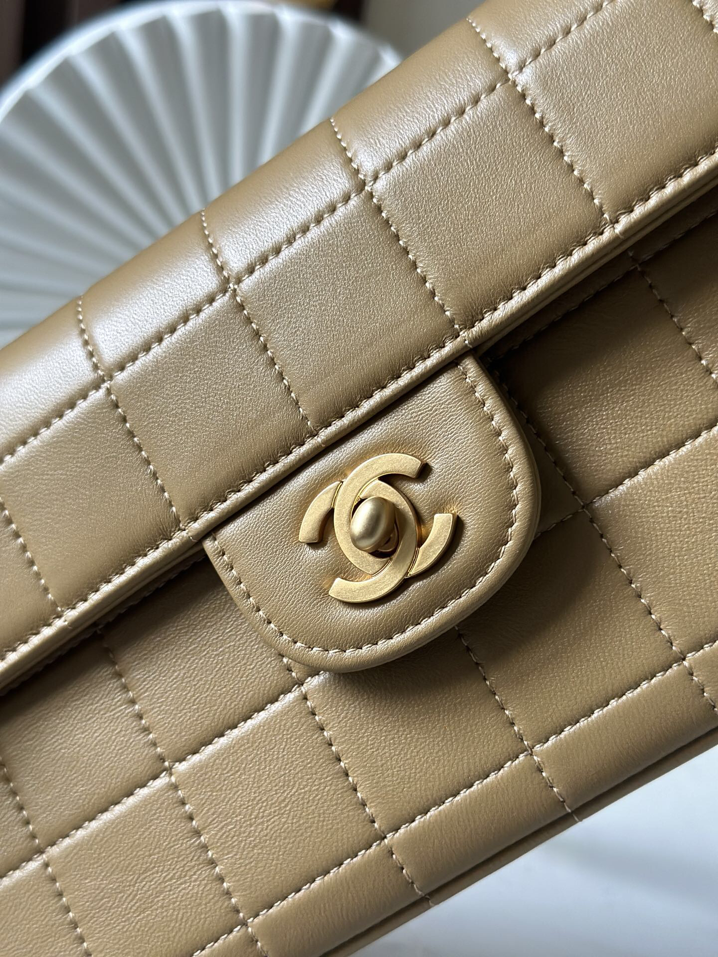 Vintage Quilted Lambskin Underarm Bag - Image 2