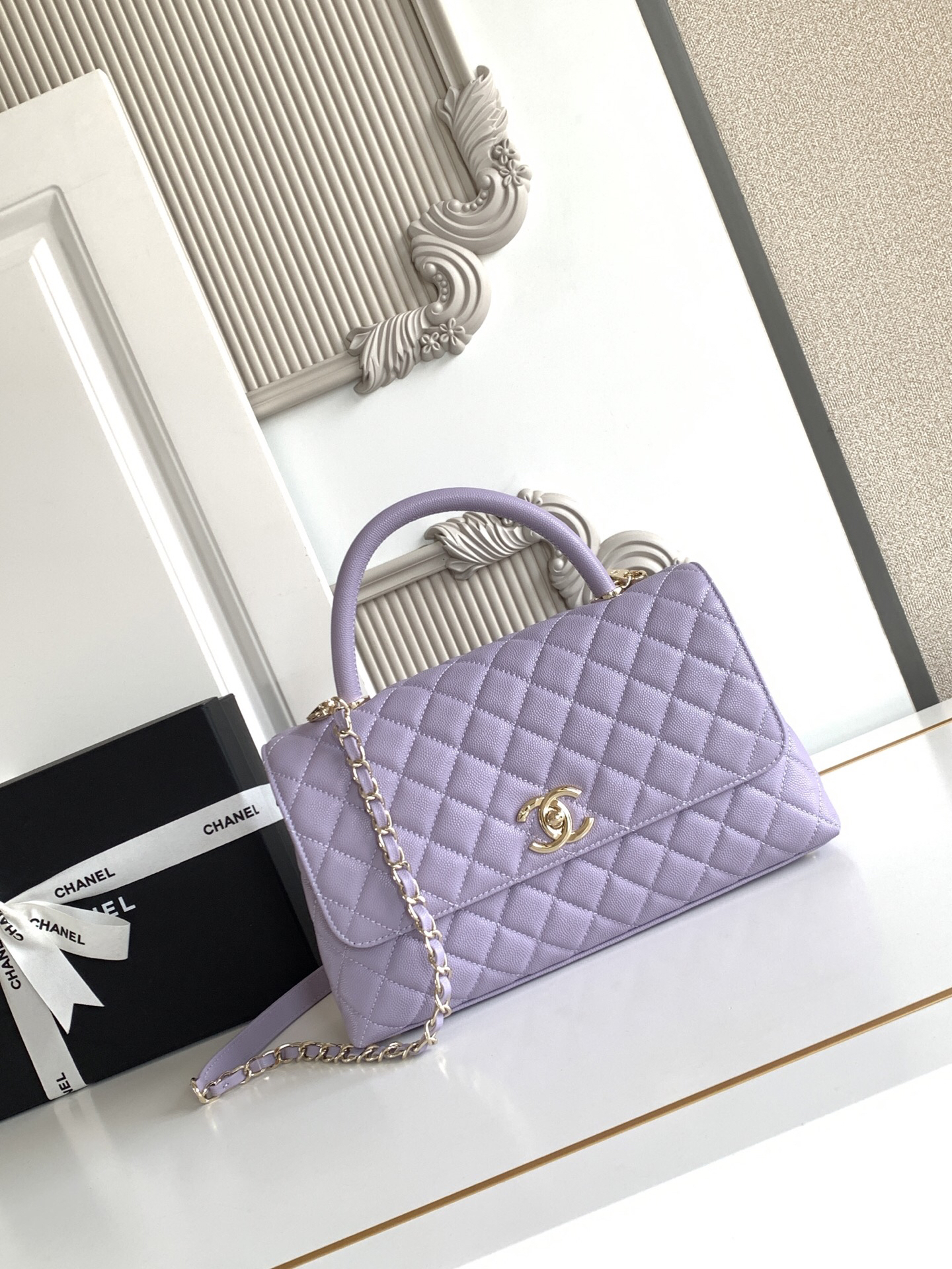 Chanel Coco Handle Mini Top Handle Bag - Image 2