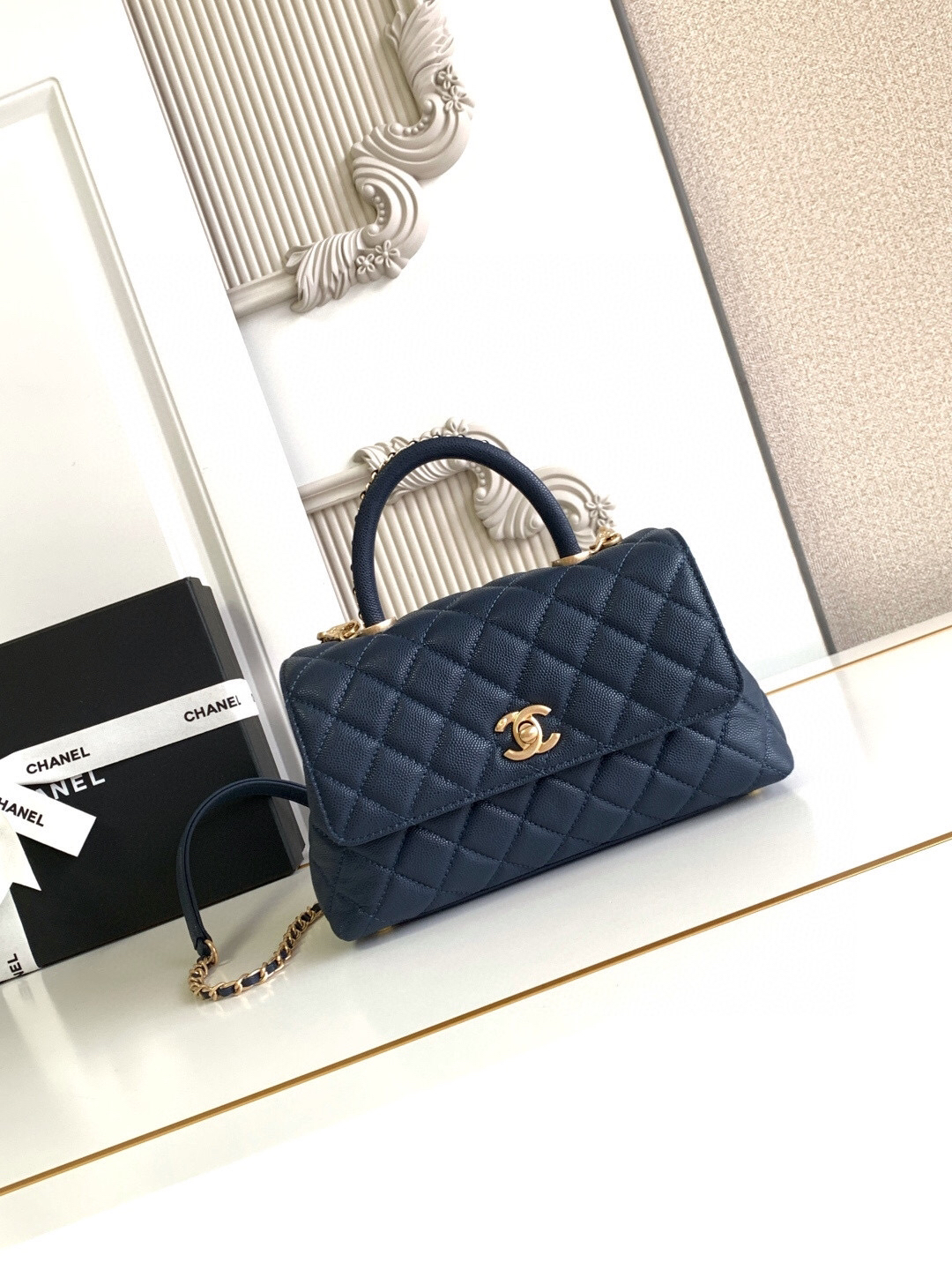 Chanel Coco Handle Top-Handle Handbag - Image 2