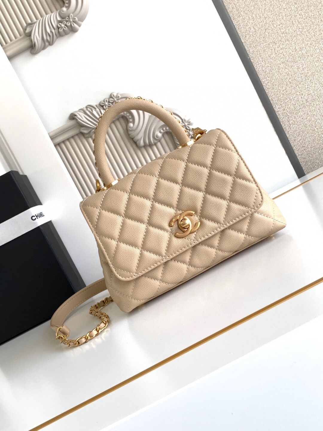 Chanel Coco Handle Mini Top-Handle Handbag - Image 2