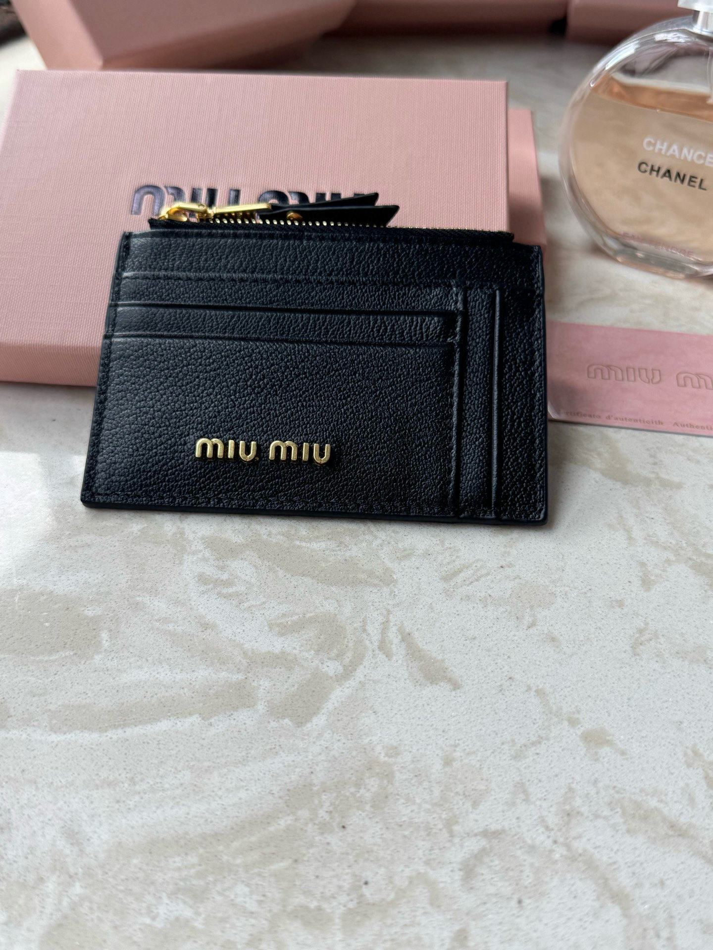 Miu Miu Leather Slim Wallet - Image 2