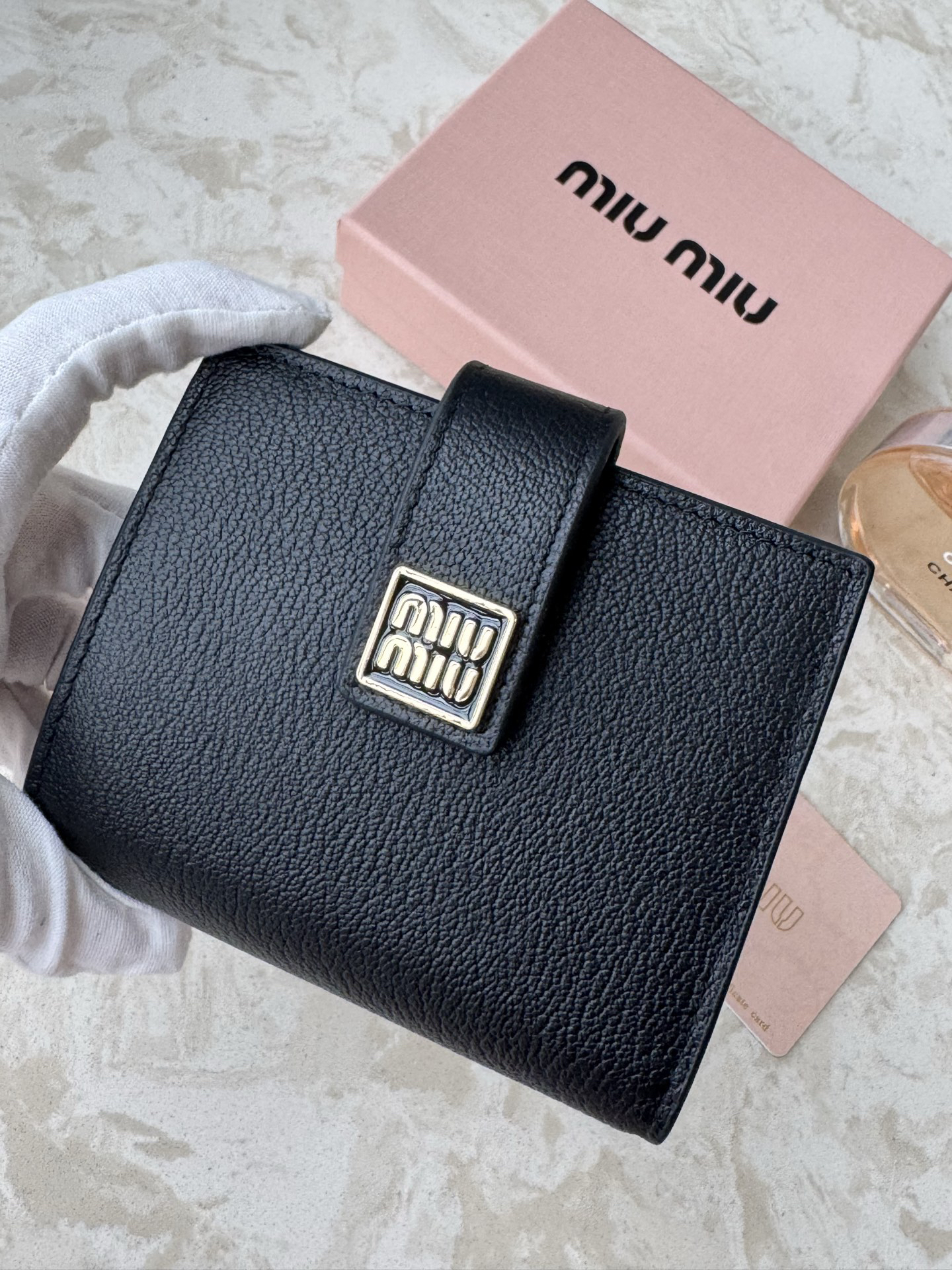Miu Miu Calfskin Card Holder - Image 2
