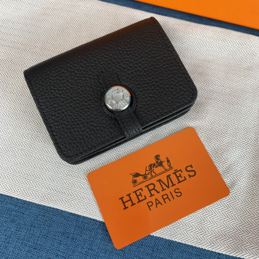Hermes Togo Leather Card Holder - Image 2