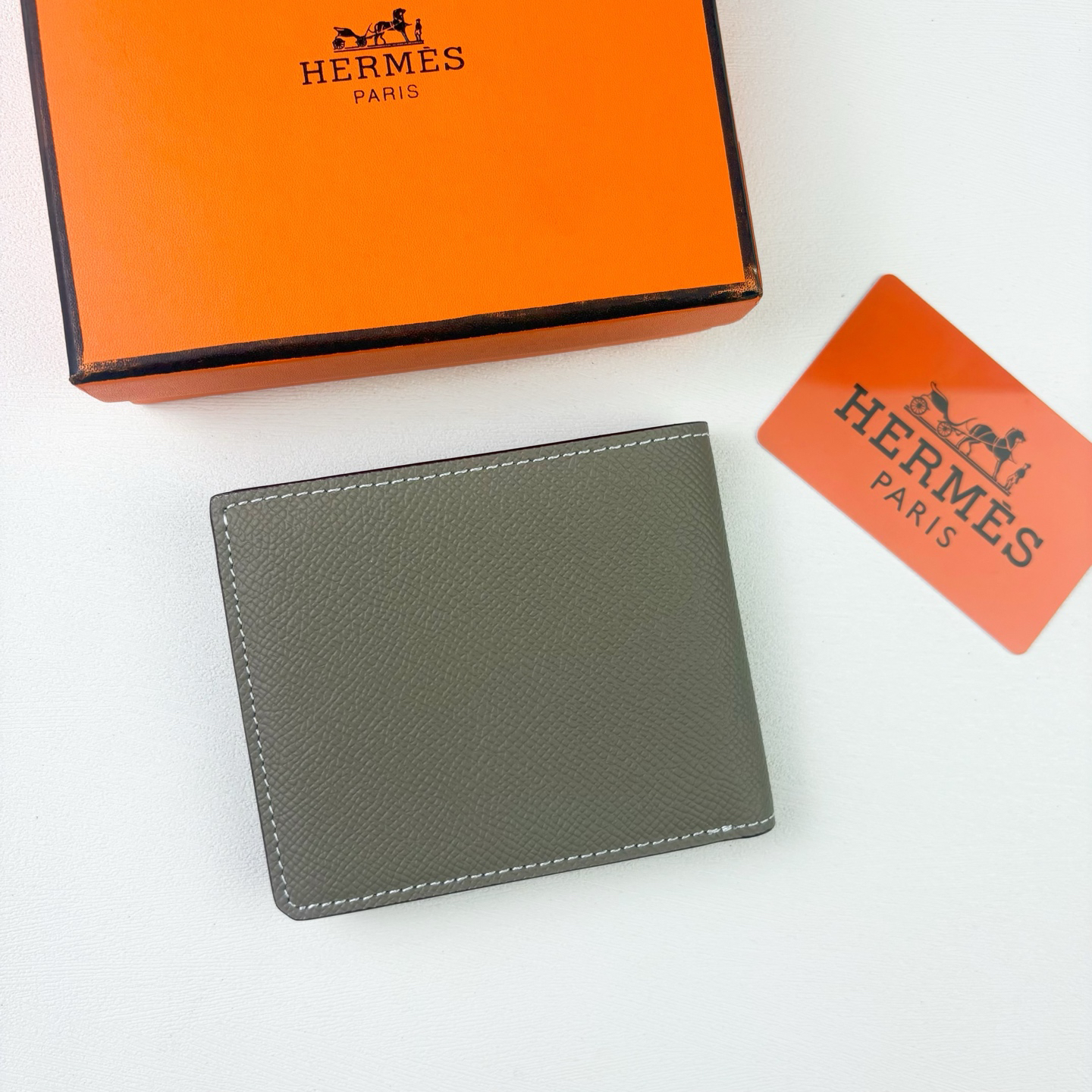 Hermès Empson Calfskin Short Wallet - Image 2