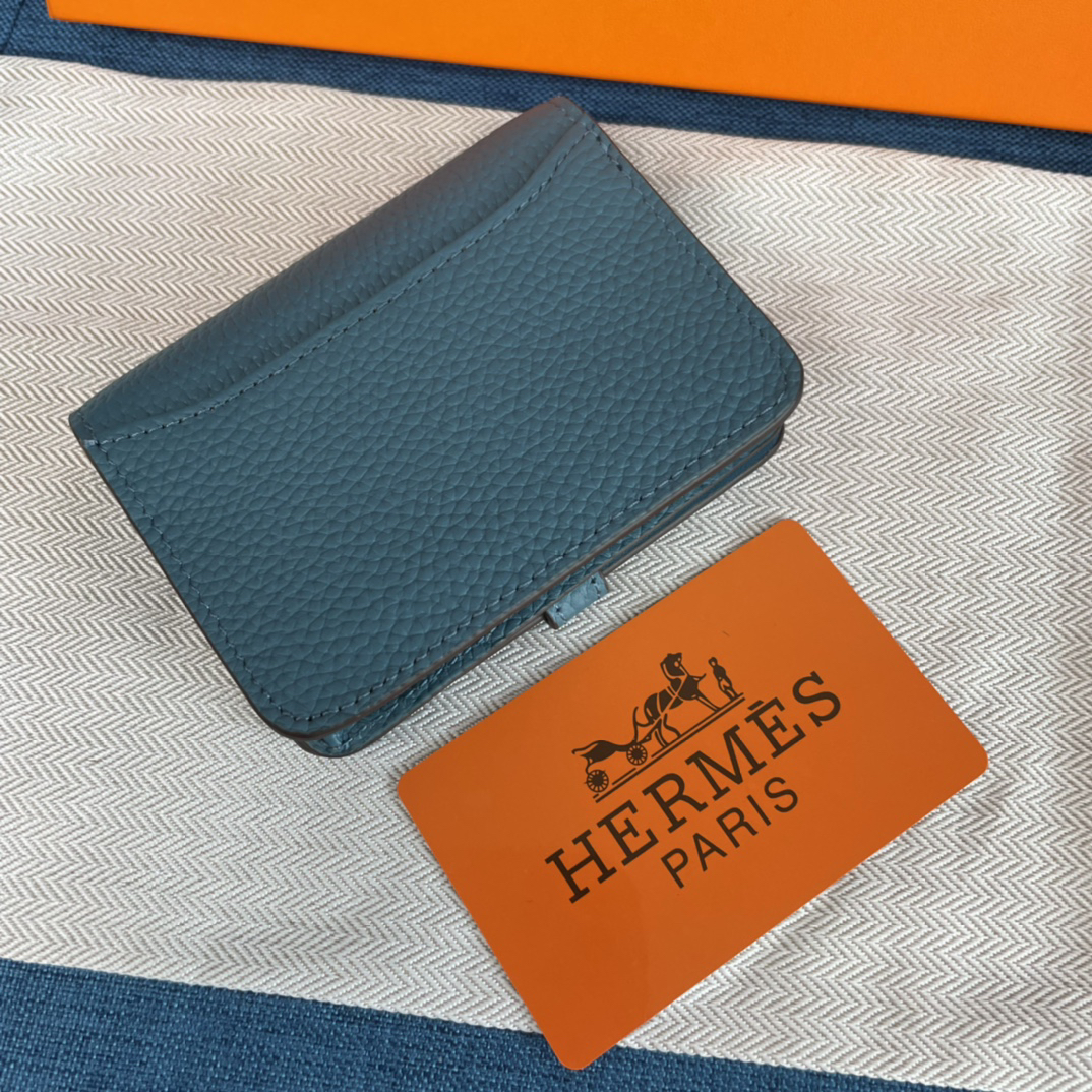 Hermes Togo Leather Card Holder - Image 2